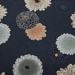Cotton Southern Cross Fabric Discharge Printing - Ori-Ji Chrysanthemum Pattern - nomura tailor