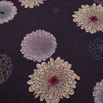 Cotton Southern Cross Fabric Discharge Printing - Ori-Ji Chrysanthemum Pattern - nomura tailor
