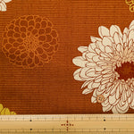 Cotton Southern Cross Fabric Discharge Printing - Ori-Ji Chrysanthemum Pattern - nomura tailor