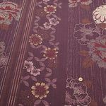 Cotton Southern Cross Fabric Discharge Printing - Flower Ball Stripe Pattern - nomura tailor