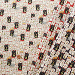 C/L Canvas Print Fabric - Maneki Neko - nomura tailor