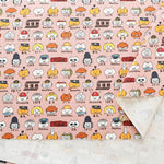 Cotton Canvas Printed Fabric - Character Cat - nomura tailor