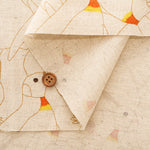 C/L Muslin Print Fabric - Penguin - nomura tailor