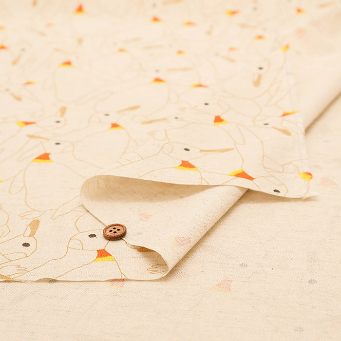 C/L Muslin Print Fabric - Penguin - nomura tailor