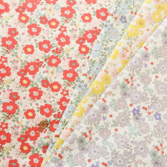 Cotton Broad Fabric - Flower - nomura tailor