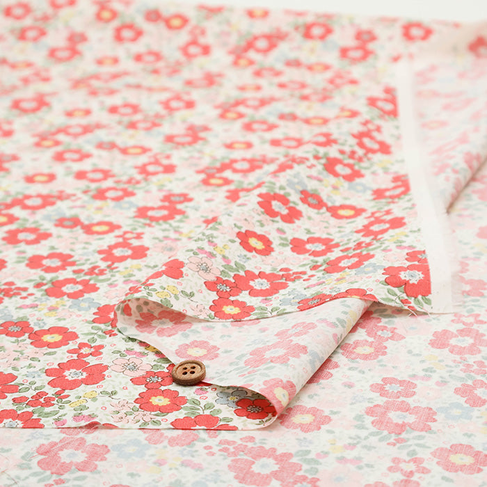 Cotton Broad Fabric - Flower - nomura tailor