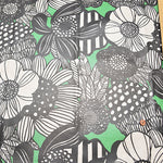 C/L Canvas Print Laminated Fabric - Art Flowers (Matte Finish) - nomura tailor