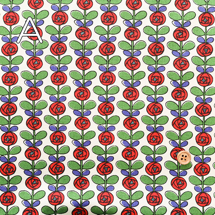 Cotton Broad Fabric - Mini Rose - nomura tailor