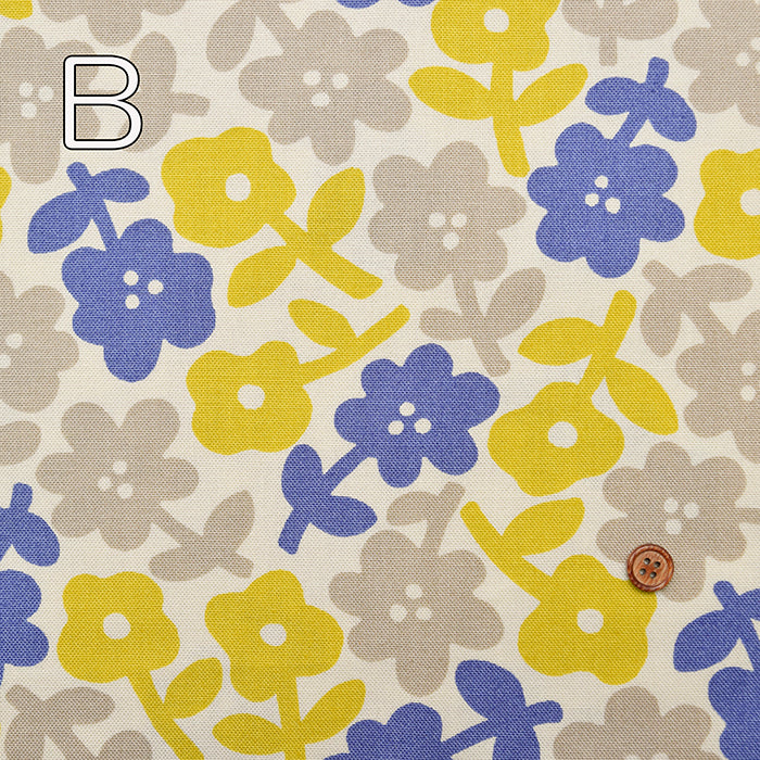 10/1 Cotton Canvas Printed Fabric - Gummy - nomura tailor