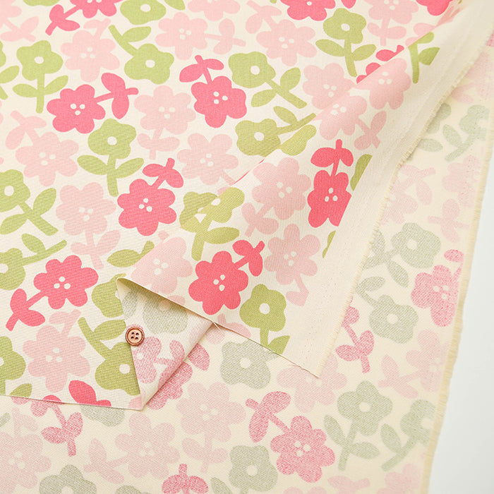 10/1 Cotton Canvas Printed Fabric - Gummy - nomura tailor