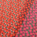 Cotton Broadcloth Printed Fabric - Small camellia - nomura tailor