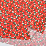 Cotton Broadcloth Printed Fabric - Small camellia - nomura tailor