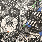 Water repellent Nylon Taffeta Fabric - Art Flower - nomura tailor