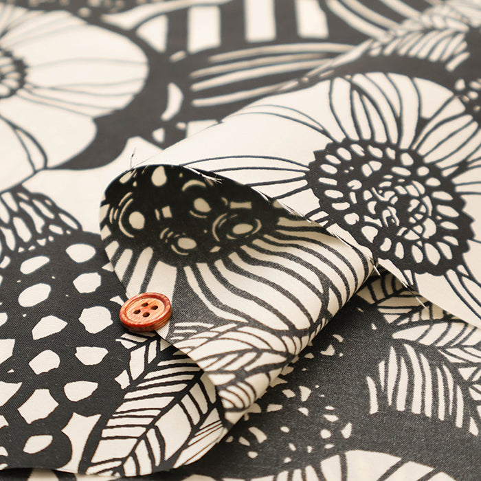 Water repellent Nylon Taffeta Fabric - Art Flower - nomura tailor