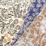 Cotton Shirt Cord Printed Fabric - Wildflowers - nomura tailor