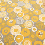 Cotton Shirt Cord Printed Fabric - Ink Blue Flowers - nomura tailor