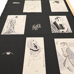 <Patterned Cut> Kawachi Momen (Thick) Tsutaju Panel Pattern (1 Pattern: Approx. 110cm × 74cm) - nomura tailor