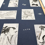 <Patterned Cut> Kawachi Momen (Thick) Tsutaju Panel Pattern (1 Pattern: Approx. 110cm × 74cm) - nomura tailor
