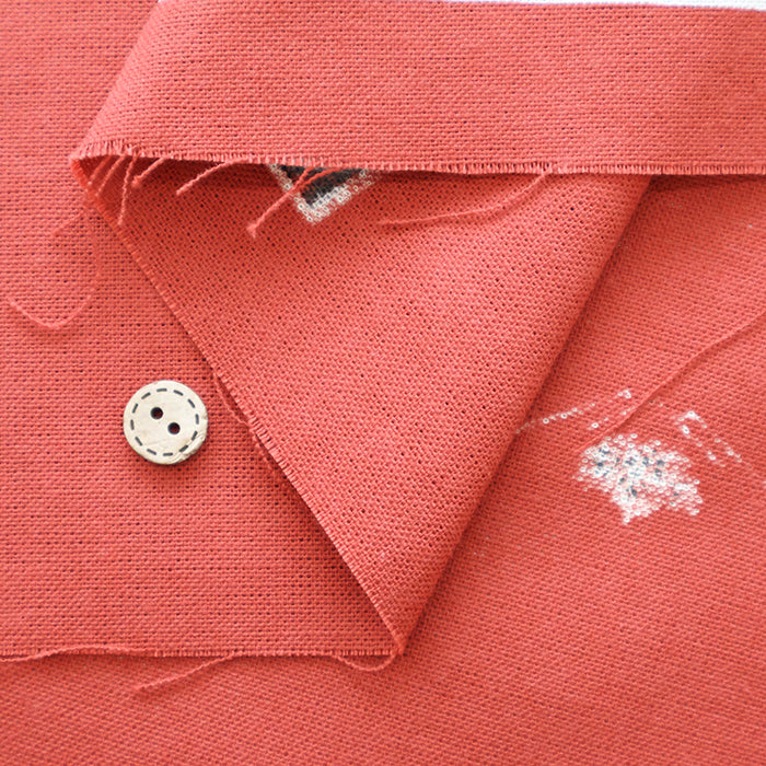 <Patterned Cut> Kawachi Momen (Thick) Tsutaju Panel Pattern (1 Pattern: Approx. 110cm × 74cm) - nomura tailor
