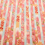 Cotton Dobby Fabric - Japanese Pattern Stripe - nomura tailor