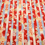 Cotton Dobby Fabric - Japanese Pattern Stripe - nomura tailor