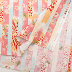 Cotton Dobby Fabric - Japanese Pattern Stripe - nomura tailor