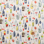 60"Cotton Lawn Print Fabric Liquor - nomura tailor