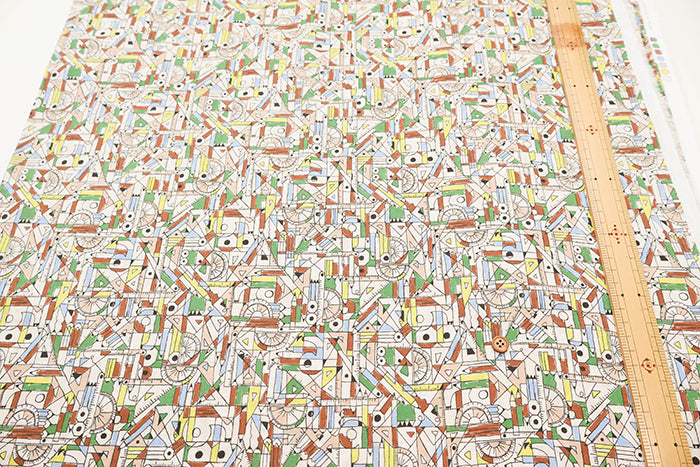 60"Cotton Lawn Fabric - Stationery - nomura tailor