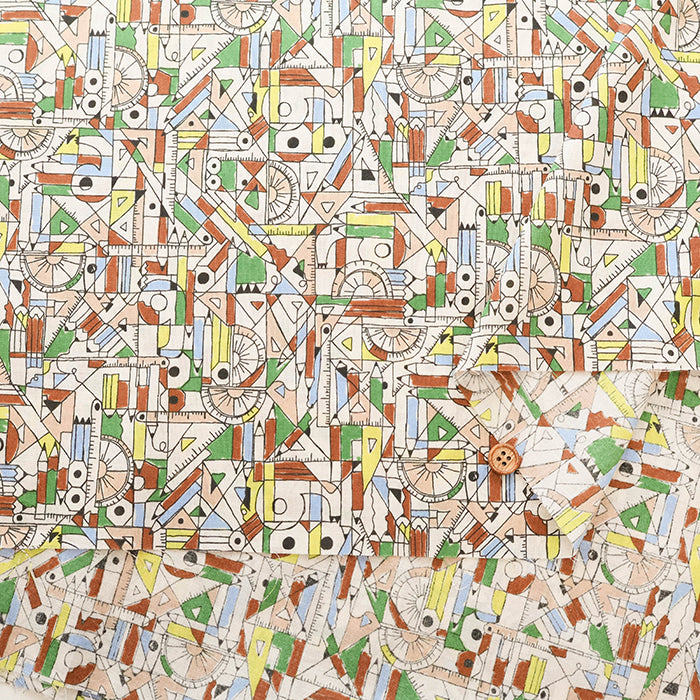60"Cotton Lawn Fabric - Stationery - nomura tailor
