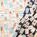 Cotton 60 Lawn Fabric - Musician's Trump Card - nomura tailor