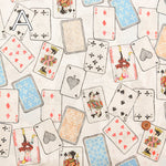 Cotton 60 Lawn Fabric - Musician's Trump Card - nomura tailor
