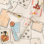 Cotton 60 Lawn Fabric - Musician's Trump Card - nomura tailor
