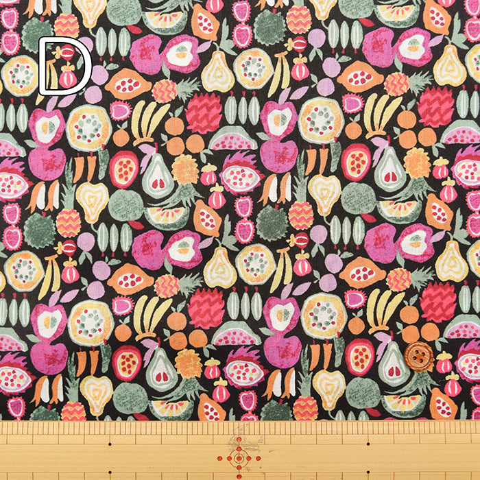 Cotton 60 Lawn Printed Fabric - Petit Fruits - nomura tailor