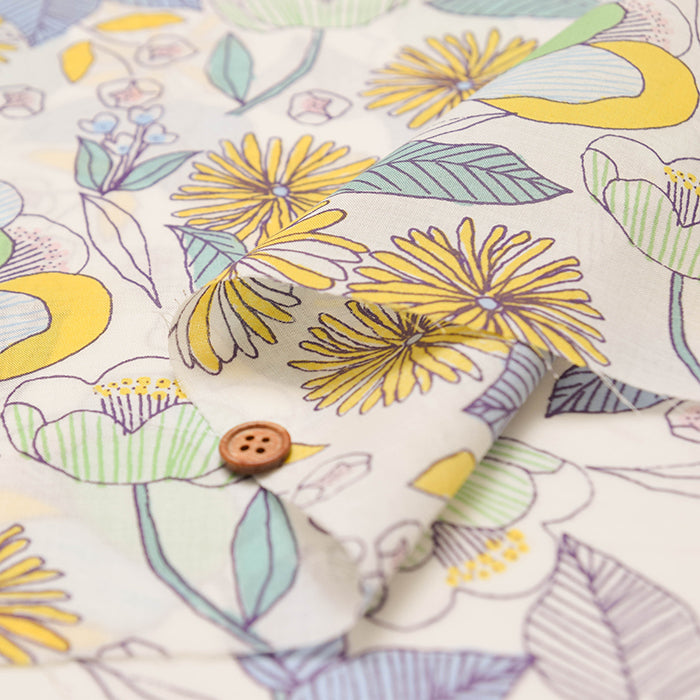 60"Cotton Lawn Fabric - Flower - nomura tailor