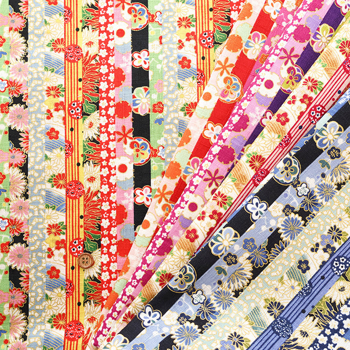 Cotton Dobby Fabric - Modern Patchwork - nomura tailor