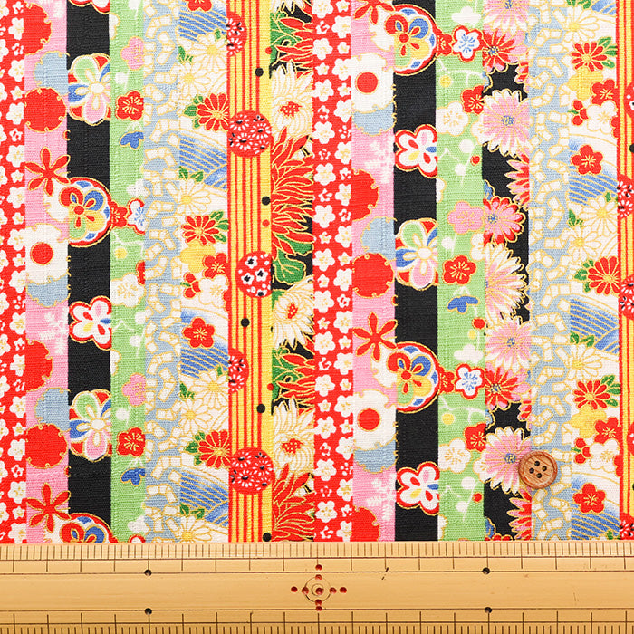 Cotton Dobby Fabric - Modern Patchwork - nomura tailor