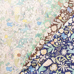 60"Cotton Lawn Fabric - Flower - nomura tailor