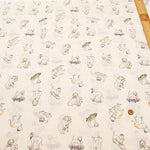 60” Cotton Lawn Fabric - Stylish Dog - nomura tailor