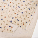 21W Cotton Corduroy Printed Fabric - Cat - nomura tailor