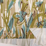 Cotton Fine Corduroy Print Fabric - Art Flower - nomura tailor