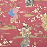 C/R Dobby Print Fabric - Utagawa Kuniyoshi “Morning Mist over Sumida River” - nomura tailor