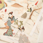 C/R Dobby Print Fabric - Utagawa Kuniyoshi “Morning Mist over Sumida River” - nomura tailor