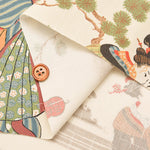 C/R Dobby Print Fabric - Utagawa Kuniyoshi “Morning Mist over Sumida River” - nomura tailor
