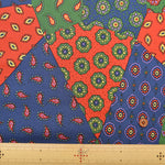 Cotton Broadcloth Fabric - Paisley Patchwork - nomura tailor