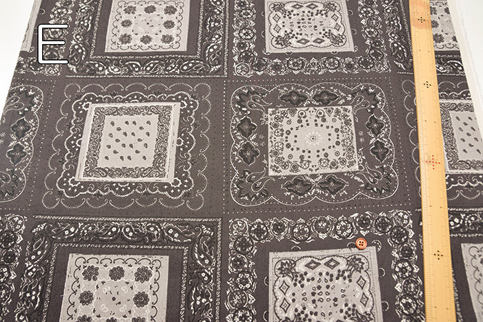 Cotton Broadcloth Fabric - Bandana - nomura tailor