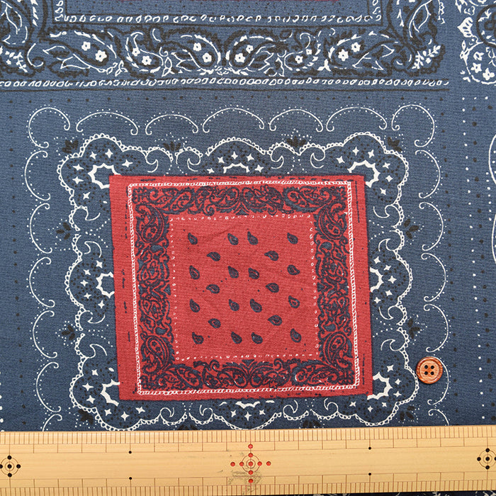 Cotton Broadcloth Fabric - Bandana - nomura tailor