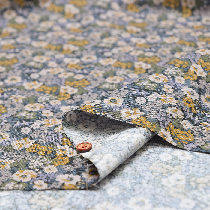 Cotton 30 Viyella Print Fabric - Chic Flower - nomura tailor