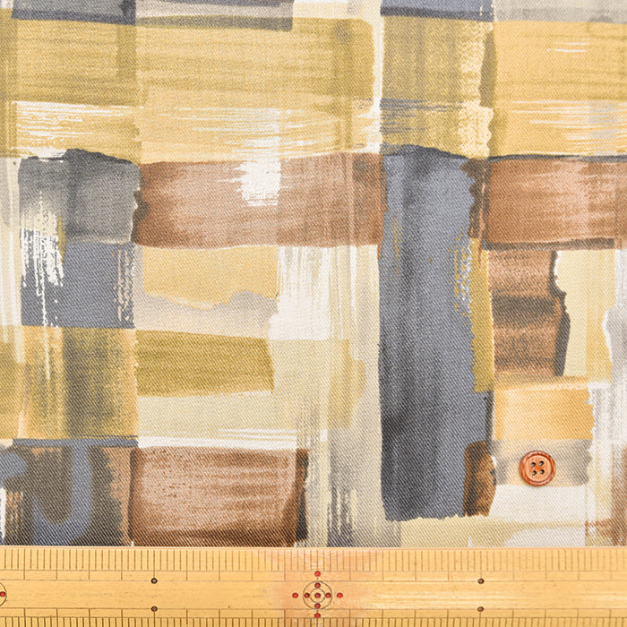 Cotton 30 Viyella Print Fabric - Painted Check - nomura tailor