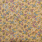21W Cotton Corduroy Printed Fabric - Mini Flower - nomura tailor