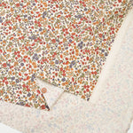 21W Cotton Corduroy Printed Fabric - Mini Flower - nomura tailor